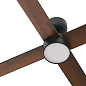 34356WT-1TW Faro barcelona RUDDER LED потолочный вентилятор с подсветкой матовый черный — фото 4