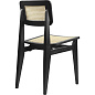 10024449 GUBI C-Chair Обеденный стул, черный дуб / тростник — фото 1