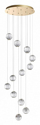 5008/56L Odeon Light Crystal подвесной светильник, 56Вт, 4000K, 4651лм, золото