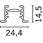 MXK6 Underscore15 iGuzzini Low recessed linear profile Frame for Ledstrip Top - L=1000 — фото 1