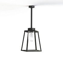 Lampiok 2 N° 1; Clear glass E27 52W; Black grey