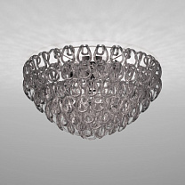 Потолочный светильник GIOGALI 80 CRYSTAL SMOKY GLOSSY CHROME E27 CE 1