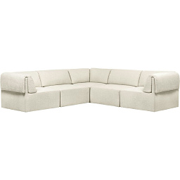 10054237-001 GUBI Wonder Sofa угловой диван с обивкой цвета теплый крем