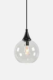 641655 Globen Lighting Bowl подвесной стеклянный светильник с прозрачным плафоном