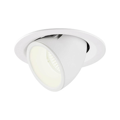 1005970 SLV NUMINOS® GIMBLE M DL светильник встраиваемый 500мА 17.5Вт с LED 4000K, 1750лм, 40°, белый