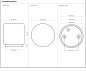 Настенно-потолочный светильник Zangra 121 из матового стекла IP44 — фото 4