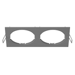 217529 Lightstar Intero 16 двойная рамка для встроенных потолочных светильников серого цвета
