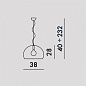 09066XX Kartell FL/Y SP small цветная люстра чёрный; хром — фото 3
