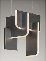 Triac Dimmable Silver Gray Metal & Acrylic LED 20Watt 220-240Volt 796Lm IP20 2700K L:24.6 W:25.3 H:200 cm