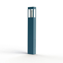 Brick² N° 4; Clear glass E27 23W; Blue