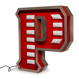 Графический светильник DelightFULL Letter P