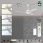 8714 Mantra Thai светильник с вентилятором 30W 3300lm 2700-5000K — фото 4