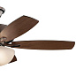 52" Terra Select Fan Oil Brushed Bronze люстра-вентилятор 330347OBB Kichler — фото 5