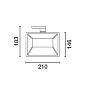 P028 View Opti Linear iGuzzini large body - warm white - wall washer optic