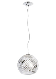 D82A07 Fabbian Diamondswirl подвесной светильник с несколькими прозрачными шарами