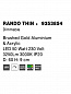 9353854 RANDO THIN Novaluce светильник LED 50Вт 230В 3250Lm 3000K IP20