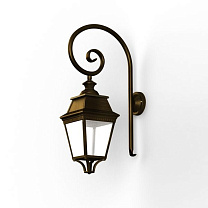 Avenue 3 N° 3; Clear glass E27 105W; Gold patina