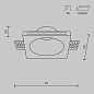 DL001-1-01-W-1 Maytoni Gyps Modern Встраиваемый светильник 10W Белый — фото 7