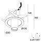 24182 9020 W-W Delta Light  Spy 39 St Мягкий утопленный светильник — фото 1