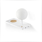 01009 NIKO LED Right white wall lamp настенный светильник Faro barcelona