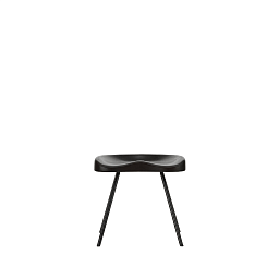 21205904 Vitra Tabouret 307 Табурет низкий тёмный дуб круглый