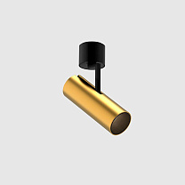 holon 60 directional surface mounted, deep recessed louvre, brushed gold