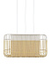Подвесной светильник Forestier Bamboo oval — фото 8