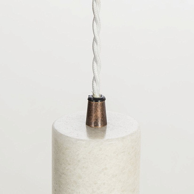Marble Tube Pendant White by Nellcote подвесной светильник Sonder Living 1007245