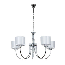 A4092LM-5CC Arte Lamp ATTORE подвесная люстра с пятью плафонами белого цвета