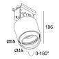 202 911 811 929 Delta Light HOLE IN ONE PUT LED MAGNETIC Встраиваемый точечный светильник — фото 1