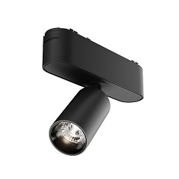 магнитный трековый LED светильник черного цвета с компактным корпусом Radity