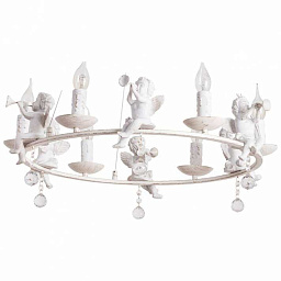 A1133SP-6WG Arte Lamp Amur подвесная люстра с декоративными фигурками и кристаллами