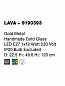 9190393 LAVA Novaluce светильник LED E27 1x12Вт 230В IP20