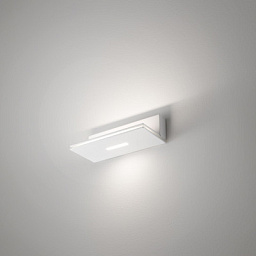 02809FODHXXXX Elesi luce Quid AP S LED современный настенный светильник с двойным свечением золото