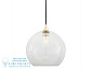 Leith Подвесной светильник из светодиодного стекла Mullan Lighting MLBP033ANTBRSCL