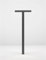 Dark Anthracite Die-Casting Aluminium & Clear Glass LED 16 Watt 1177Lm 3000K 220-240V Beam Angle 94º IP65 L: 23.5 W: 10 H: 65 cm