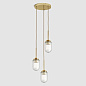Ship Light - Polished Brass, 3 Drop Cluster подвесной светильник, Rothschild & Bickers — фото 1