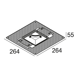 400 92 00 OFA Delta Light OPTIONS монтажный набор для встраиваемого потолочного светильника
