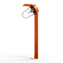 Sherlock N° 4; Clear glass E27 42W; Pure orange