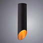 Точечный накладной светильник Arte Lamp PILON-GOLD A1535PL-1BK — фото 1