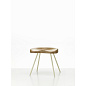 21205970 Tabouret 307 Vitra Табурет низкий дуб круглый светлый — фото 5