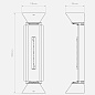 Настенный светильник Astro Lighting Wall Base 300 LED Phase — фото 7