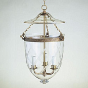 CL0308.BR.SE Glass Globe Lantern, Medium, Regency, Brass
