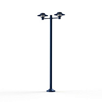 Kerlouan N° 6; Polycarbonate E27 105W; Steel blue