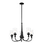 Melis 5 Light Chandelier Black люстра 52468BK Kichler — фото 7