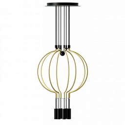 SPLIAIP8OONELED Axolight Liaison S8 SP LED маленькая дизайнерская люстра золотой; чёрный