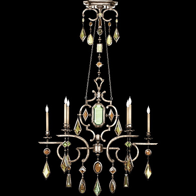 725940-1 Encased Gems 50" Oval Chandelier люстра, Fine Art Lamps