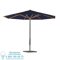 Shady umbrella 3,5m round stainless steel pole & teak ribs Royal Botania Shady уличный зонт