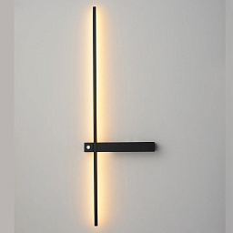CLT 077W700 BL Crystal Lux Slender настенный светильник с узкой световой линией и горизонтальной перекладиной