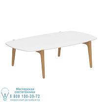 СТОЛИК ДЛЯ ЧАЯ 120X65CM КЕРАМИЧЕСКИЙ БЕЛЫЙ Royal Botania